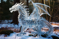 Thumbnail for Dragon Ice Sculpture     Diamond Painting Kits