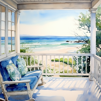 Thumbnail for Seaside Relaxing Porch  Diamond Painting Kits