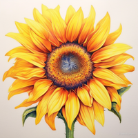 Thumbnail for Large Bright Yellow Sunflower