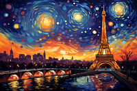 Thumbnail for Paris On A Starry Night