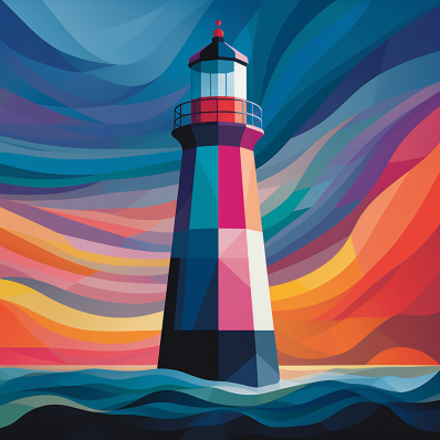 Beautiful Lighthouse Art