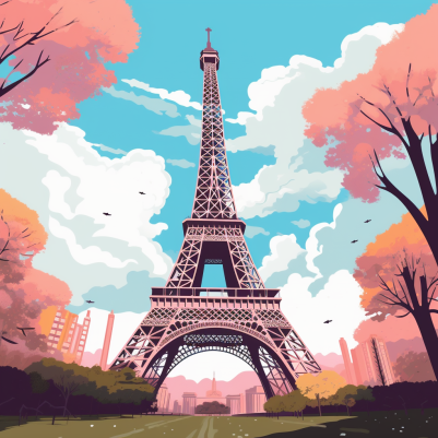 Glorious Eiffel Tower Daydream