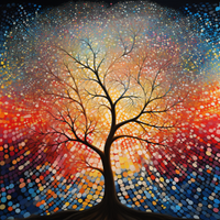 Thumbnail for Mosaic Tree  Large Diamond Painting Kits