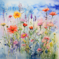 Thumbnail for Featuring Wild Watercolor Flowers