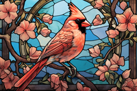 Thumbnail for Dreamy Flowers And A Cardinal