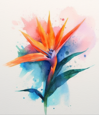 Thumbnail for Watercolor Bird Of Paradise