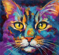Thumbnail for Cute Colorful Cat