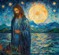 Thumbnail for Jesus Watching Over Diamond Painting Kit