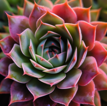 Pretty Pink Succulent In Bloom