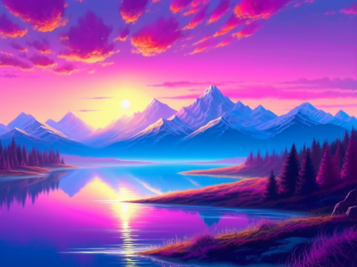 Purple Reflections