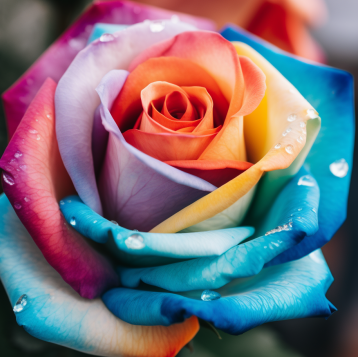 Rainbow, Raindrop Rose