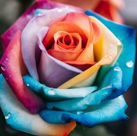 Thumbnail for Rainbow, Raindrop Rose