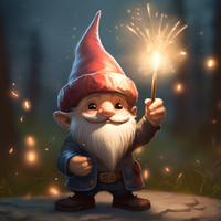 Thumbnail for Red, White And Blue Gnome And His Sparkler