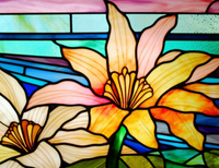 Thumbnail for Tiger Lily On Stained Glass