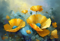 Thumbnail for Yellow Poppies And Shades Of Blue