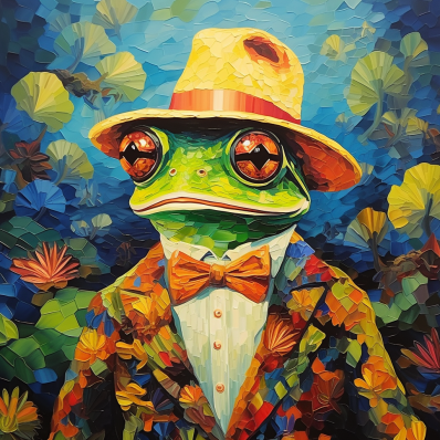 Snazzy Little Frog