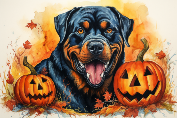 Happy Halloween Rottweiler