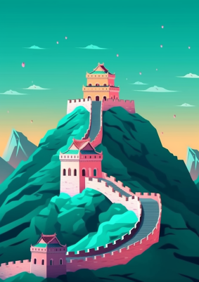 The Great Wall Of China Art