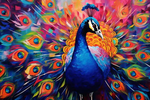 Pretty Perfect Peacock   Diamond Painting Kits