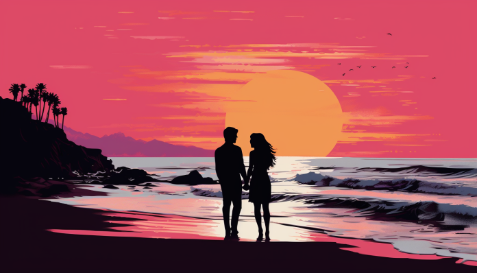 Romantic Sunset  Diamond Painting Kits