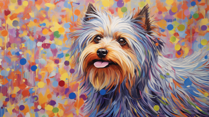 Sweet Yorkie Art