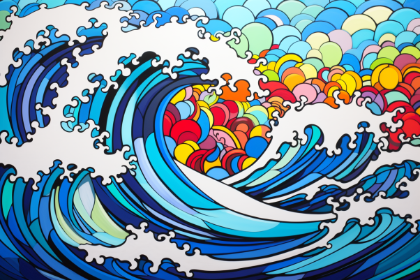 Beautiful Fun Wave And Colors