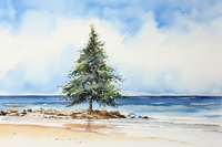 Thumbnail for Christmas Tree On The Beach