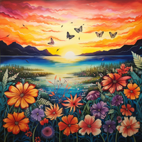Thumbnail for Mesmerizing Butterflies And Sunset