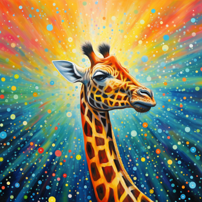 Sassy Giraffe  Diamond Painting Kits