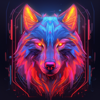Thumbnail for Galactic Glowing Wolf