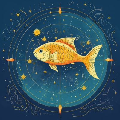 Lofi Style Pisces, Compass Fish