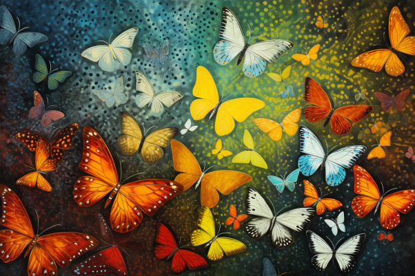 Butterfly Haze   Diamond Painting Kits