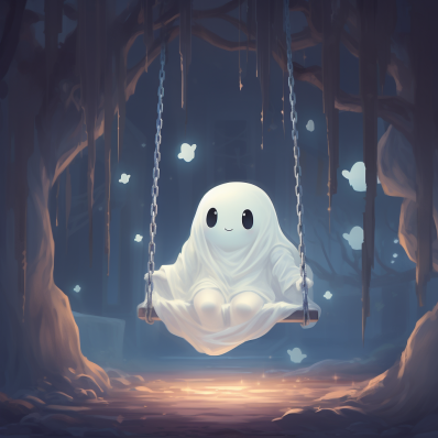 Friendly Glowing Ghost
