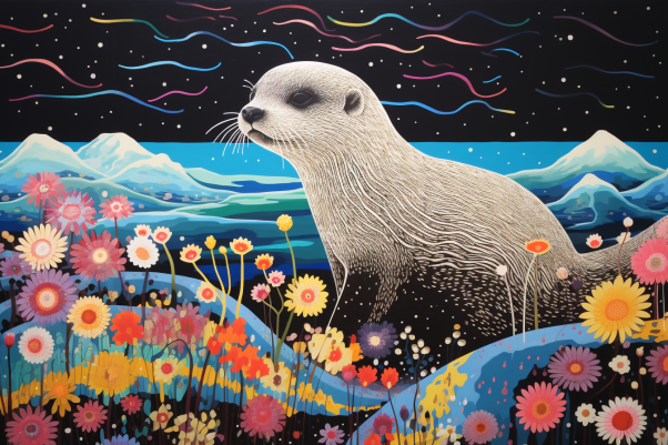 Wow Adorable Otter Diamond Painting Kits