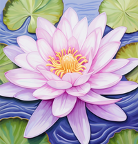 Thumbnail for Floating Purple Flower