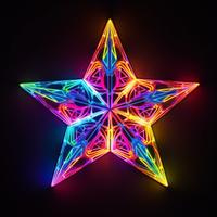 Thumbnail for Electric, Neon, Glowing Star