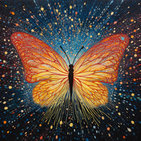 Thumbnail for Fantasy Colorburst  Butterfly  Diamond Painting Kits
