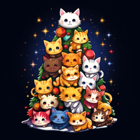 Thumbnail for Kitty Kitty Amine Christmas Tree