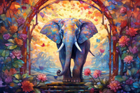 Thumbnail for Dreamy Golden Hour Elephant