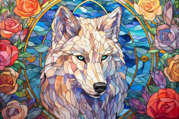 Glorious Beautiful Wolf