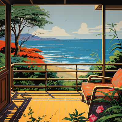 Porch By The Sea