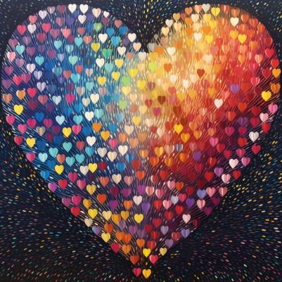 Heart Full Of Hearts  Diamond Painting Kits