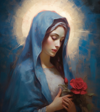 Thumbnail for Praying Virgin Mary And Roses