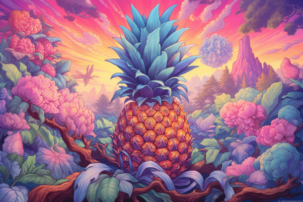 Peaceful Pineapple Daydream