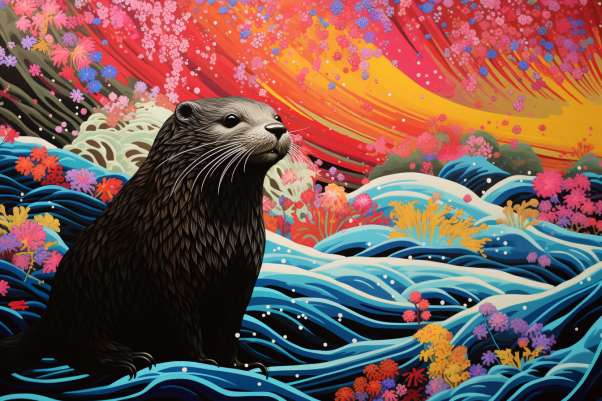 Otter And Magnificent Sea