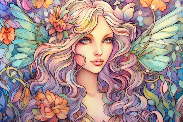 Dreamy Fairy Girl