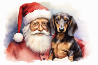 Thumbnail for Dachshund And Santa