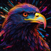 Thumbnail for Spunky Neon Eagle