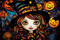 Thumbnail for Abstract Halloween Girl