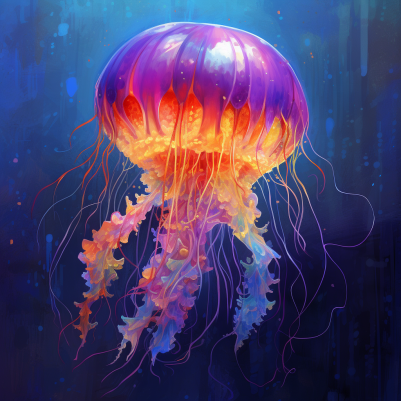 Just A Jellyfish Moving Along